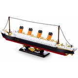 Sluban ModelBricks Titanic, Konstruktionsspielzeug Maßstab 1:700, inkl. 2 Figuren