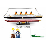 Sluban ModelBricks Titanic, Konstruktionsspielzeug Maßstab 1:700, inkl. 2 Figuren