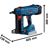Bosch PRO Akku-Betonnagler BITURBO GNB 18V-38 Professional solo, 18Volt blau/schwarz, ohne Akku und Ladegerät, in XL-BOXX