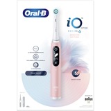 Braun Oral-B iO Series 6 , Elektrische Zahnbürste rosa, Pink Sand