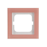 Busch-Jaeger Abdeckrahmen 1-fach, Abdeckung rosa, Retail