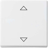 Busch-Jaeger Einteilige Wippe Jalousietaster weiß, Retail