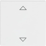 Busch-Jaeger Einteilige Wippe Jalousietaster weiß, Retail