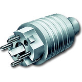 Busch-Jaeger Perilex-Stecker 16 Ampere Polyvinylchlorid Typ 2064 SPVC grau, Retail