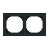 Busch-Jaeger Rahmen zwei fach mit Dekorring chrom, Retail