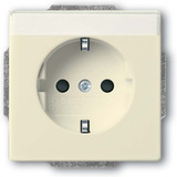 Busch-Jaeger Schutzkontaktsteckdose Einsatz Typ F 20 EUCNB-82 weiß, Retail