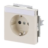 Busch-Jaeger Schutzkontaktsteckdose Einsatz Typ F 20 EUCNB-82 weiß, Retail