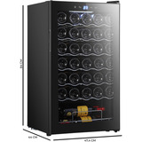 Cecotec Bolero GrandSommelier 34030, Weinkühlschrank schwarz