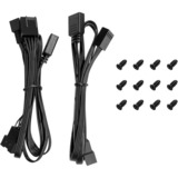 DeepCool FL12R SE 3IN1, Gehäuselüfter schwarz, Reverse 3er Pack, 120 mm