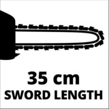 EINHELL Benzin-Kettensäge GC-PC 1335/1 I rot/schwarz