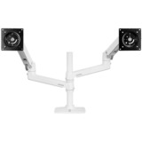 Ergotron LX Dual Monitor Arm, Monitorhalterung weiß