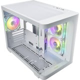 FSP S380, Tower-Gehäuse weiß, Tempered Glass x 2