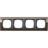 Gira Abdeckrahmen 4fach braun, Retail