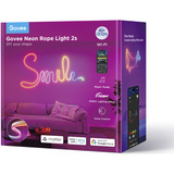 Govee Neon Strip Light, LED-Streifen weiß, 4 Meter, schwarz