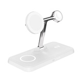  HyperJuice Next Qi2 4-in-1 Magnetische Ladestation weiß/silber
