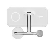  HyperJuice Next Qi2 4-in-1 Magnetische Ladestation weiß/silber