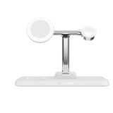 Hyper HyperJuice Next Qi2 4-in-1 Magnetische Ladestation weiß/silber