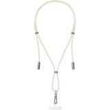 Intenso Handykette und Lade-/Datenkabel Cell Phone Charging Lanyard beige, 1,65 Meter, USB-C, PD3.0 / QC4.0, Nylon