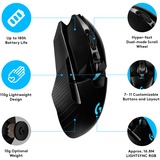 Logitech G903 HERO, Gaming-Maus schwarz, mit HERO 25K-Sensor