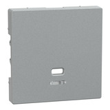 Merten Zentralplatte Zugschnur mit Kontrollfenster aluminium, Retail