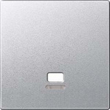 Merten Zentralplatte Zugschnur mit Kontrollfenster aluminium, Retail