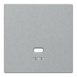 Merten Zentralplatte Zugschnur mit Kontrollfenster aluminium, Retail