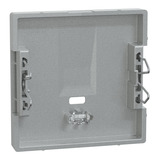 Merten Zentralplatte Zugschnur mit Kontrollfenster aluminium, Retail