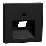 Merten Zentralplatte einfach für Unterputz-Anschlusseinheit Einsatz System M UAE-Einsatz schwarz (matt), Retail