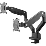 ONE FOR ALL Solid Universal-Doppelmonitorarm DM 4210, Monitorhalterung schwarz, für 33 - 89cm (13" - 35") Monitore