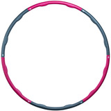 Schildkröt Fitness-Hoop 100 cm, Fitnessgerät grau/fuchsia