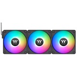 Thermaltake CT120 EX ARGB Sync PC Cooling Fan, Gehäuselüfter schwarz, 3er Pack, 120 mm