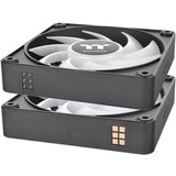 Thermaltake CT120 EX ARGB Sync PC Cooling Fan, Gehäuselüfter schwarz, 3er Pack, 120 mm