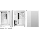 be quiet! Light Base 500 LX White, Tower-Gehäuse weiß