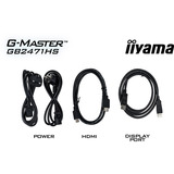 iiyama G-Master G2471HS-B1 Red Eagle, Gaming-Monitor 60.5 cm (23.8 Zoll), schwarz (matt), FullHD, Fast-IPS, HDMI, DP, G-Sync komp., 240Hz Panel