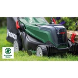 Bosch Heimwerken & Garten Akku-Rasenmäher UniversalRotak 2x18V-37-550, 36Volt (2x18V) grün/schwarz, 2x Li-Ionen Akku 4,0Ah, POWER FOR ALL ALLIANCE
