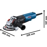 Bosch Professional Winkelschleifer GWS 17-125 PSB Professional blau/schwarz, 1.700 Watt