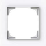 Busch-Jaeger Abdeckrahmen einfach weiß, Retail