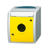 Busch-Jaeger Leergehäuse mit Deckel für Befehlsgeräte mit 22,5 Millimeter Durchmesser grau, Retail