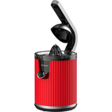Cecotec Entsafter Xqueeze Retro Juice 600 Red, Zitruspresse edelstahl/schwarz, 600 Watt, direkter Saftauslauf