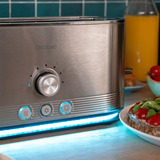 Cecotec Langschlitz-Toaster Shine&Toast Extra Double edelstahl, 1.400 Watt, für 4 Scheiben Toast