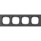 Gira Abdeckrahmen vierfach anthrazit, Retail