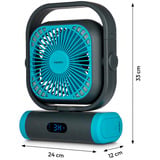 Medion LIFE Camping Ventilator E10 TF (MD 12065) grau/blau