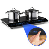 Medion LIFE Doppel-Induktionskochplatte MD 15324 schwarz, 3.500 Watt, 2x Ø 20cm