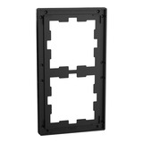 Merten Rahmen zweifach aus Stein für Senkrecht- und Waagerechtmontage schiefer, Retail