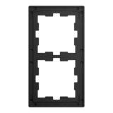 Merten Rahmen zweifach aus Stein für Senkrecht- und Waagerechtmontage schiefer, Retail