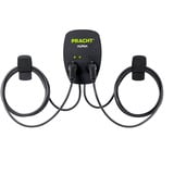 PRACHT Wallbox ALPHA DUO, 2 Ladepunkte 2,3 - 11 kW schwarz, 2x 7,5 Meter Kabel, RFID