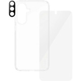 PanzerGlass Flagship 3-in-1 Set transparent/weiß, Samsung Galaxy A56 5G, QI-kompatibel, EasyAligner