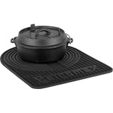 Petromax Silikonmatte slx-wm, Untersetzer schwarz, Ablage, Reinigungsunterlage, erhöhter Rand