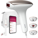 Philips Lumea IPL Series 7000 Advanced BRI923/00, Haarentferner weiß/roségold, mit Korrektur-Trimmer (HP6388)
