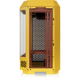 Thermaltake The Tower 250 , Tower-Gehäuse gelb, Tempered Glass